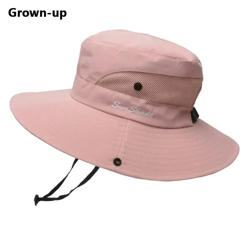 Summer Outdoor Sun Hat for Women Breathable Sun Hat Folding Sun Hat Female Ponytail Hole Fisherman Hat
