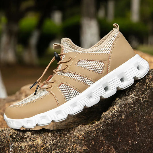 Summer Outdoor Men Sports Shoes Breathable Non-Slip Men's Trekking Shoes Comfy Travel Shoes Men Running Shoes zapatillas hombre