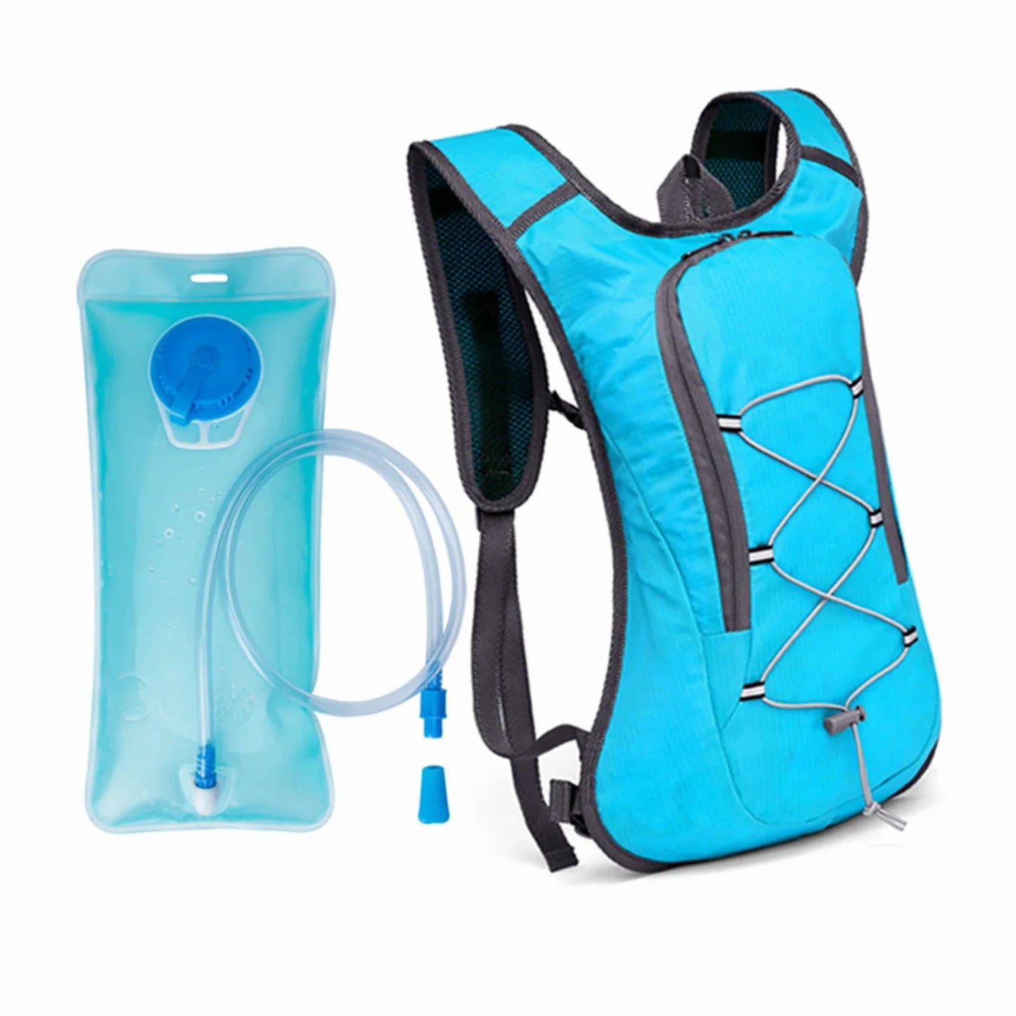 Outdoor bicycle backpack,sports backpack with water bag,portable waterproof and wear-resistant hiking bag,used for sports travel