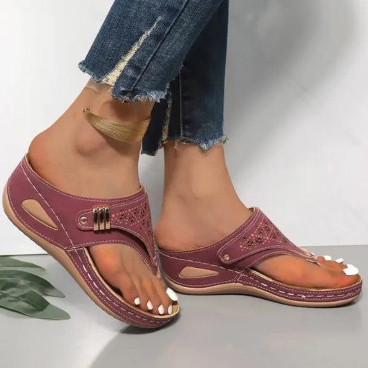 Summer Women Shoes Sandals Beach Women's Sandals Retro Shoes For Women Outdoor Sandals Woman Slip On Flip Flops Women Slippers