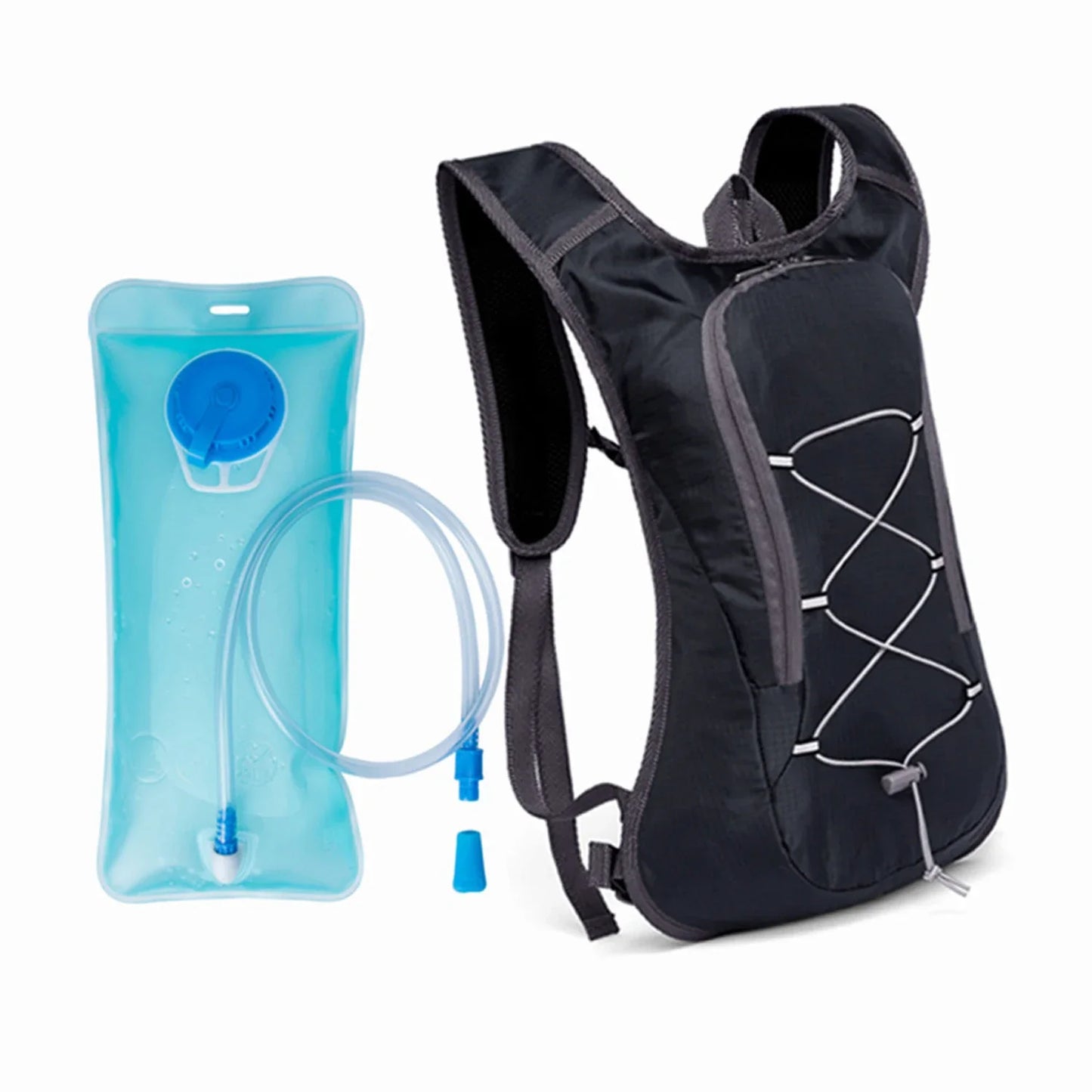 Outdoor bicycle backpack,sports backpack with water bag,portable waterproof and wear-resistant hiking bag,used for sports travel
