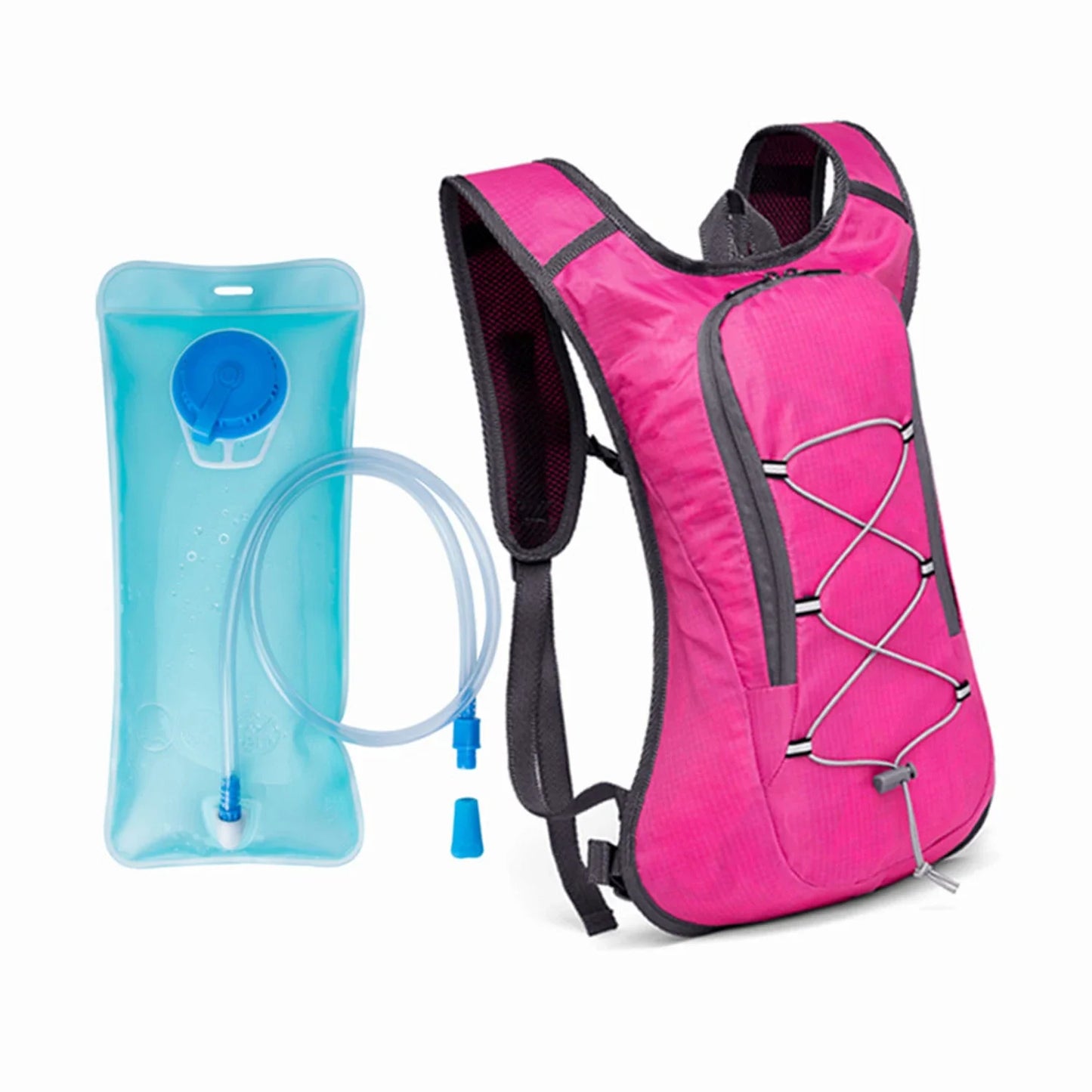 Outdoor bicycle backpack,sports backpack with water bag,portable waterproof and wear-resistant hiking bag,used for sports travel