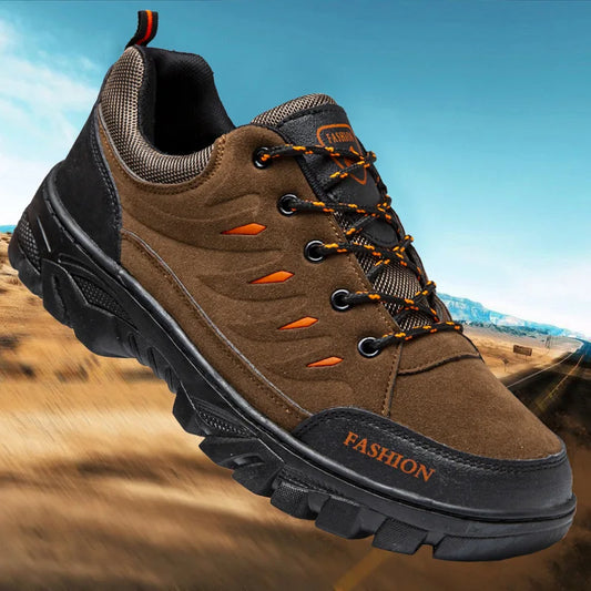 Hiking, Trekking, Mountain Sports Shoes for Camping, Hunting. Breathable Cushioning Nonslip Travel Sneakers