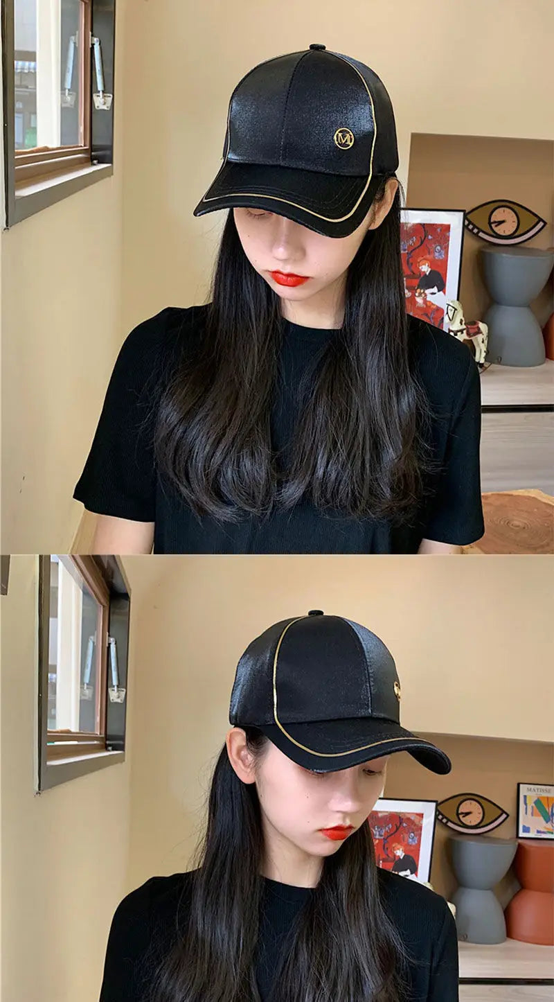 Women's Summer Baseball Cap Deep Top Hard Top Design Versatile Sunscreen Hat for Outdoor Sports Fashionable Hats