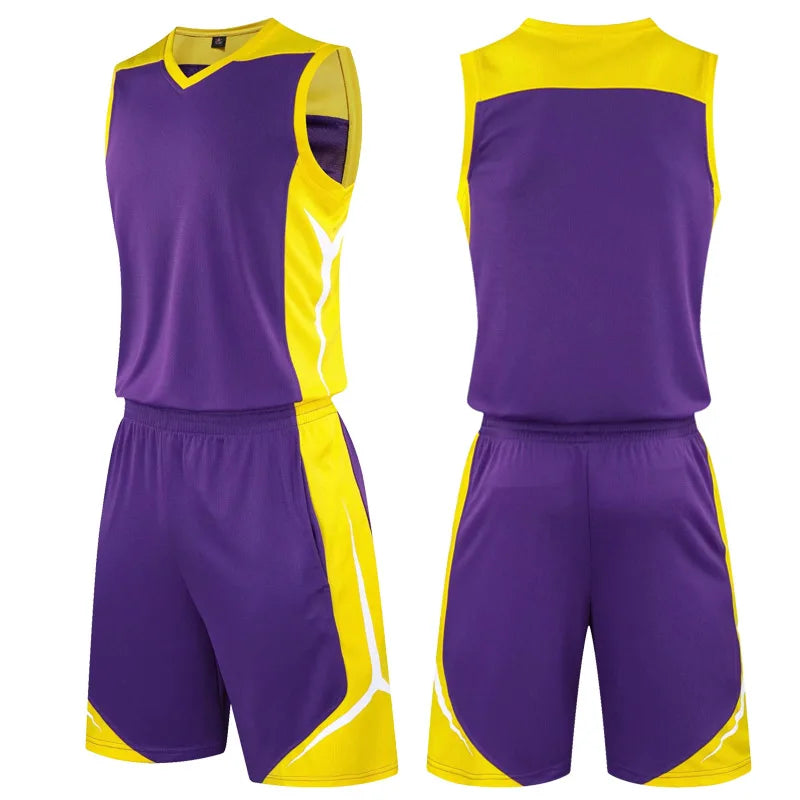 Sportswear Basketball Jersey Set Blank custom Men Women High quality Basketball Uniforms Sports Clothes College Basketball Jerse