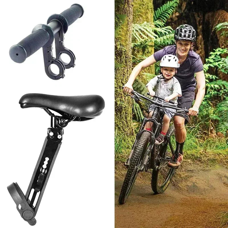 Child Bicycle Seat MTB Front Frame Kids Saddle With Safety Handlebar Road Bike Baby Seat Cushion Bicycle Accessories