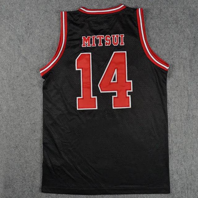 Anime Shohoku Kids #10 Sakuragi Rukawa Mitsui Miyagi Basketball Jersey Set Youth Sports Shirt Uniform for Fans