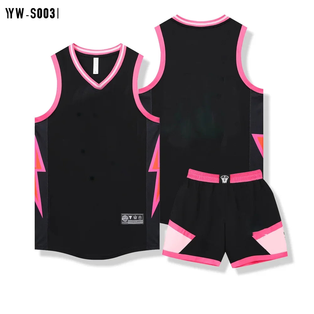 Adult Kid Basketball Jersey Customize Boy Girl Quick-drying Training Uniform Shirt Sportswear Child Tracksuit Sport Suit Clothes