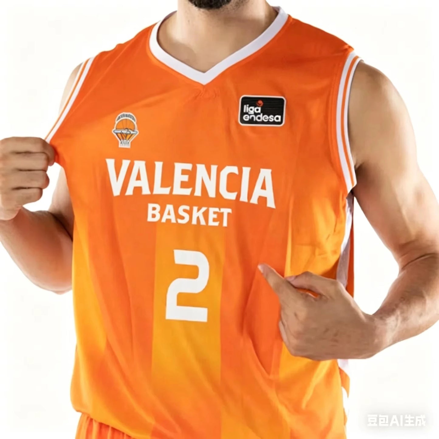Summer New Spain Basketball League Basketball Jersey Sports Vest Valencia Basket Jaime Pradilla Number 2 Jersey Family Kids Tees