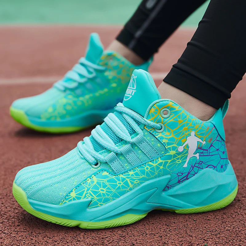 2026 Kids Sneakers Boys Basketball Shoes Children's Casual Shoes Outdoor Training Running Sneakers Child Non-slip Comfortable 8