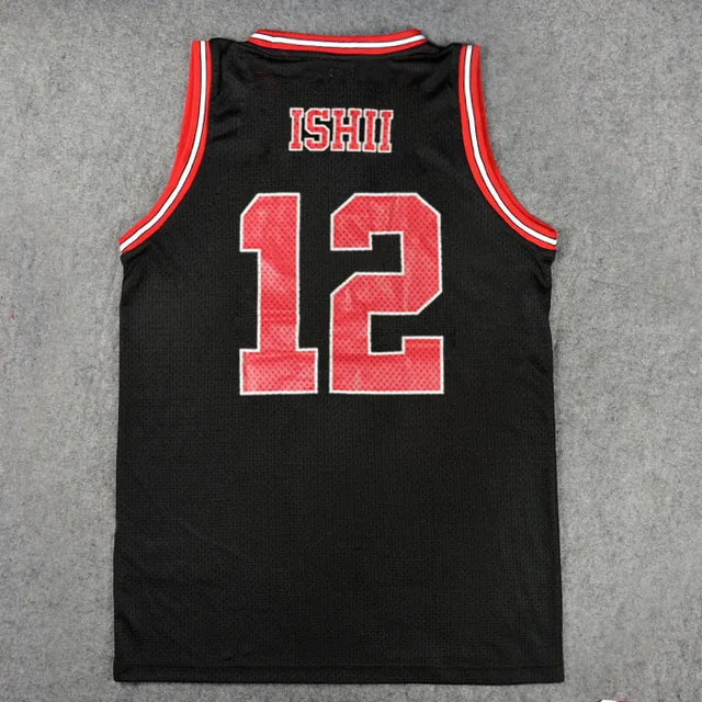 Anime Shohoku Kids #10 Sakuragi Rukawa Mitsui Miyagi Basketball Jersey Set Youth Sports Shirt Uniform for Fans
