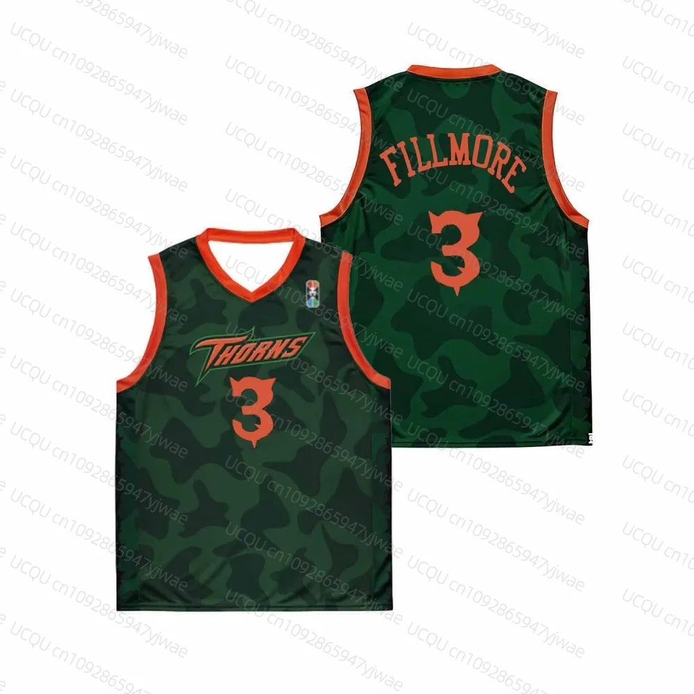 Summer New Movie Goat Kids Men's Training Sleeveless Basketball Vest Cartoon Cosplay Will Harris Basketball Jersey