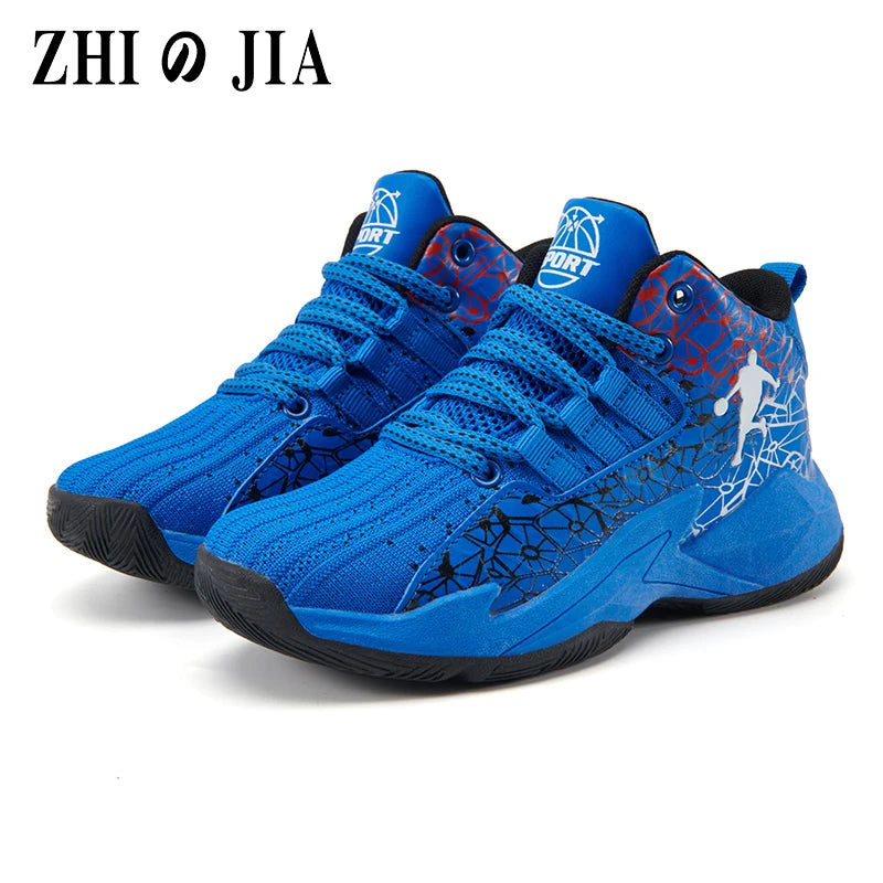 2026 Kids Sneakers Boys Basketball Shoes Children's Casual Shoes Outdoor Training Running Sneakers Child Non-slip Comfortable 8