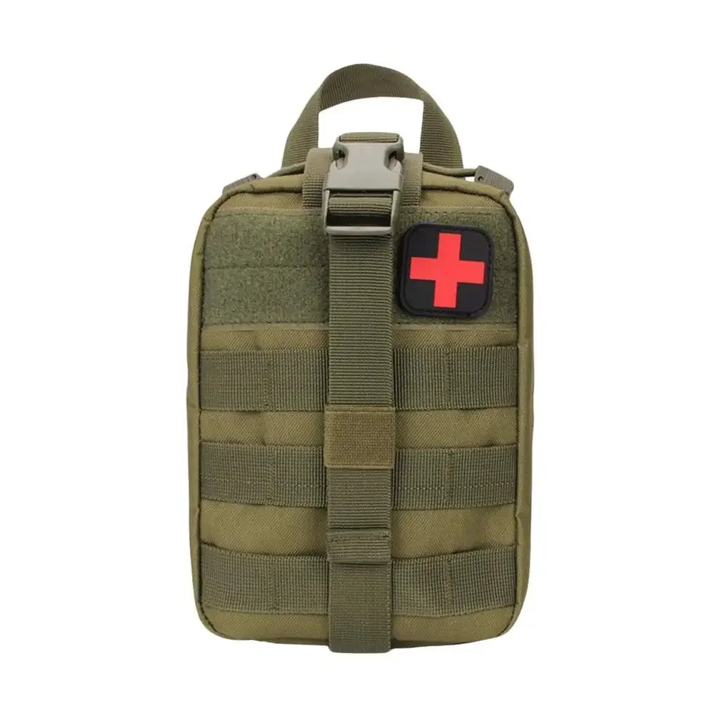 Outdoor Waist Pack Camping Climbing Bag Black Emergency Case Outdoor Water First Aid Kits Travel Oxford Cloth