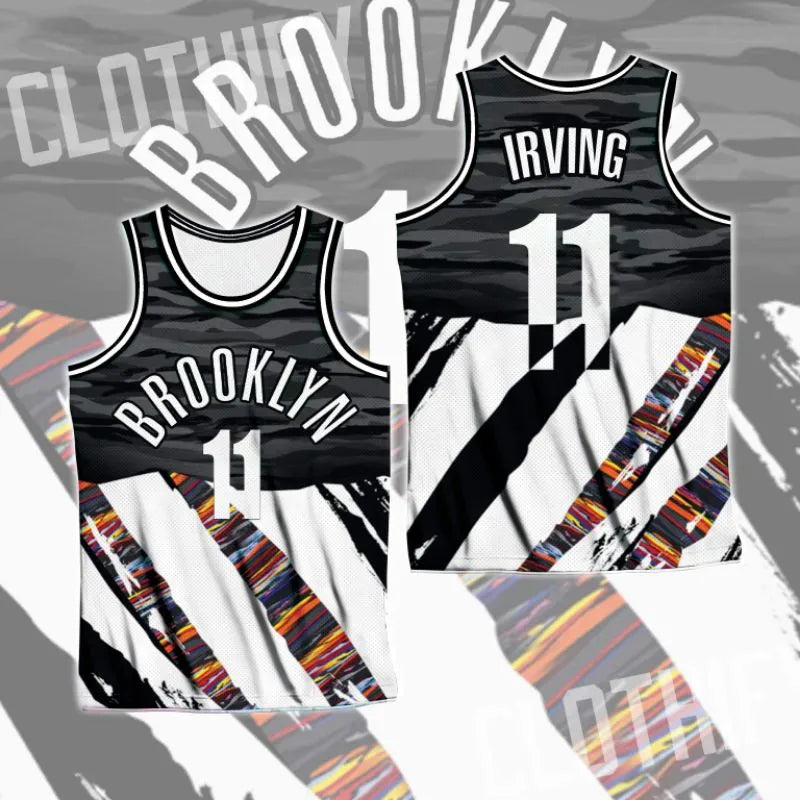 Basketball Jersey - White with Green Accents Breathable Sports 3d HD Prints Ideal Jersey