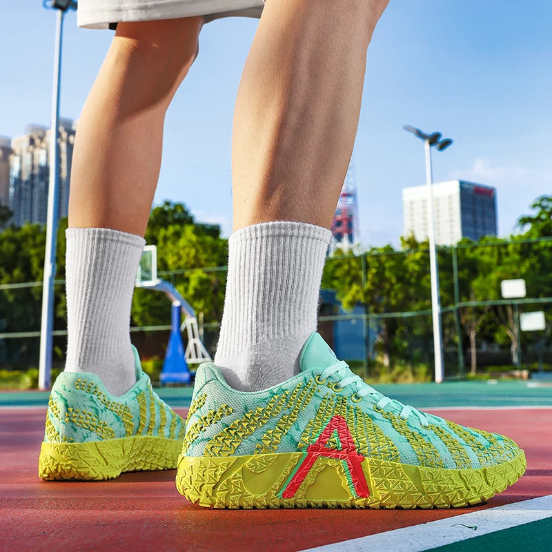 New high top basketball shoes Breathable comfortable sports shoes for men and women training athletes casual student shoes