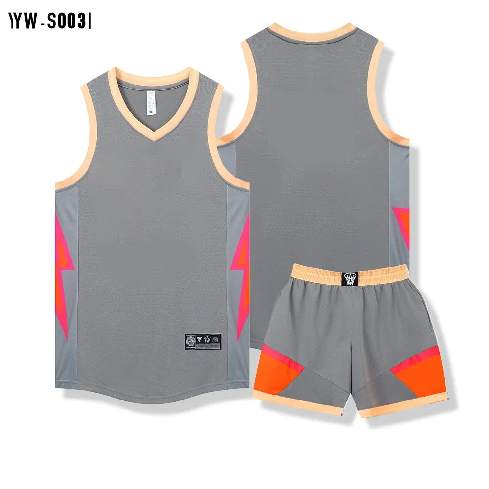 Adult Kid Basketball Jersey Customize Boy Girl Quick-drying Training Uniform Shirt Sportswear Child Tracksuit Sport Suit Clothes