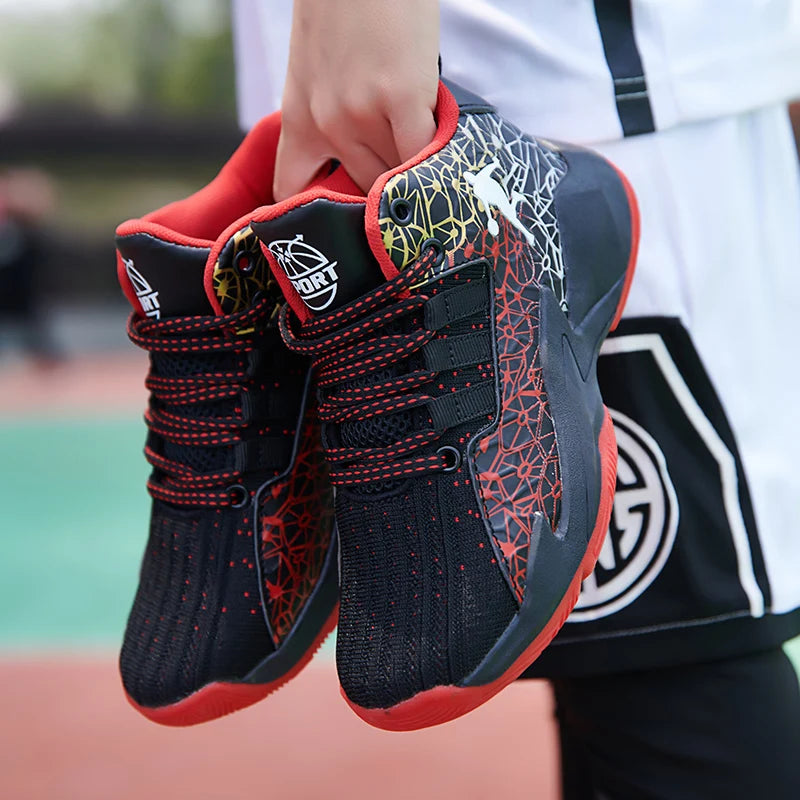 2026 Kids Sneakers Boys Basketball Shoes Children's Casual Shoes Outdoor Training Running Sneakers Child Non-slip Comfortable 8