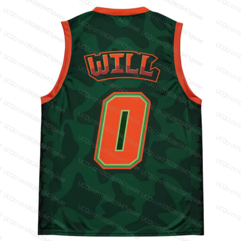 Summer New Movie Goat Kids Men's Training Sleeveless Basketball Vest Cartoon Cosplay Will Harris Basketball Jersey