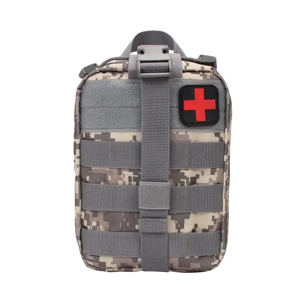 Outdoor Waist Pack Camping Climbing Bag Black Emergency Case Outdoor Water First Aid Kits Travel Oxford Cloth