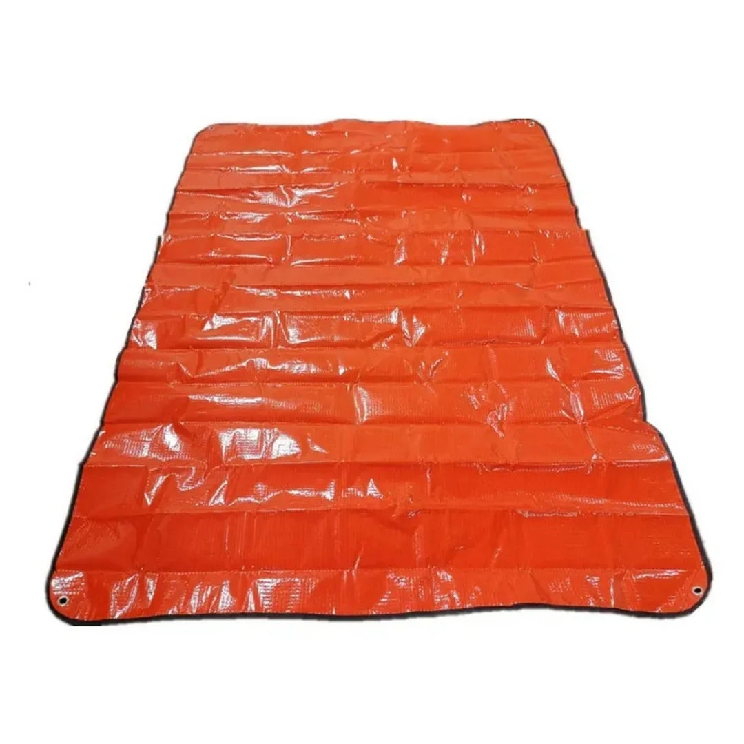 Essential Orange Camping Mat for Mountaineering - Insulated, Moisture - Resistant Blanket for Outdoor Adventures