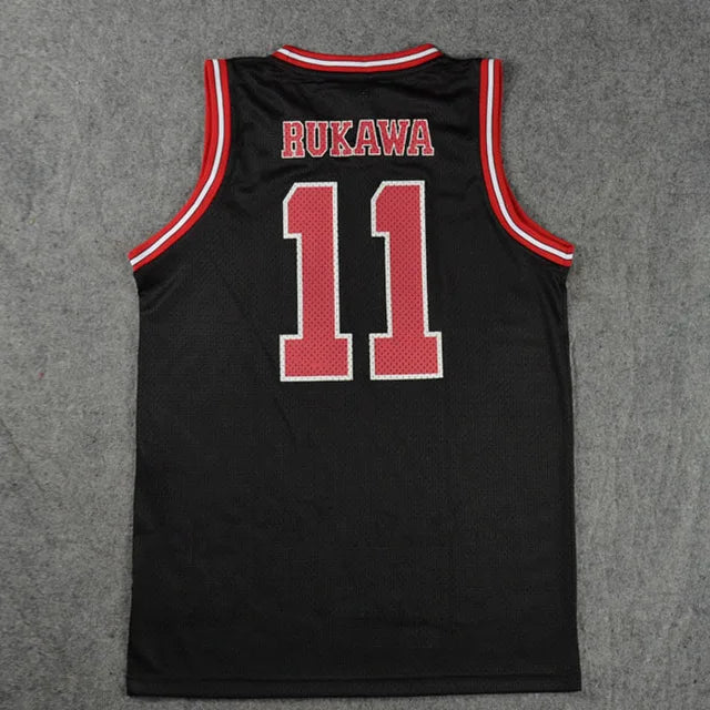 Anime Shohoku Kids #10 Sakuragi Rukawa Mitsui Miyagi Basketball Jersey Set Youth Sports Shirt Uniform for Fans