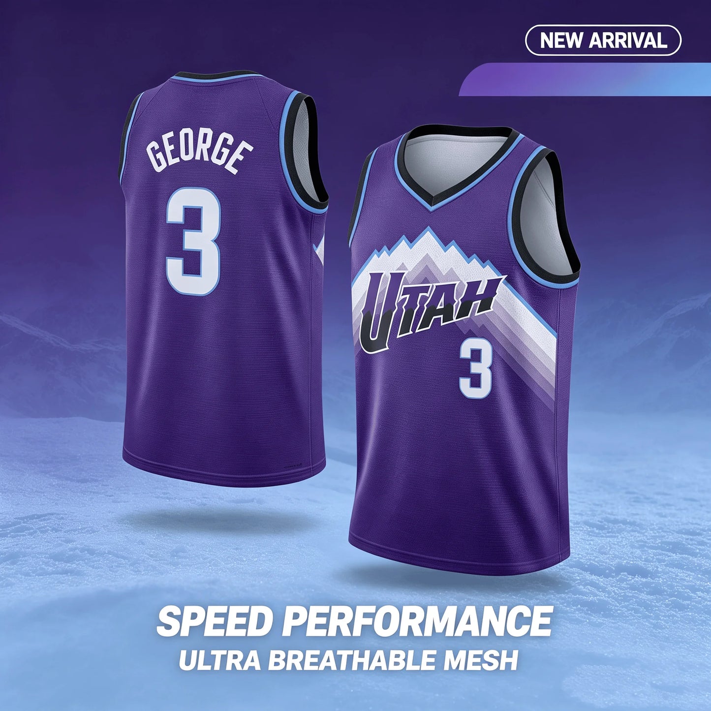 Basketball Jersey - White Base Blue Number Sleeveless Design Premium Team Apparel for Fans  Family Kids Tees Fashion Quick Dry