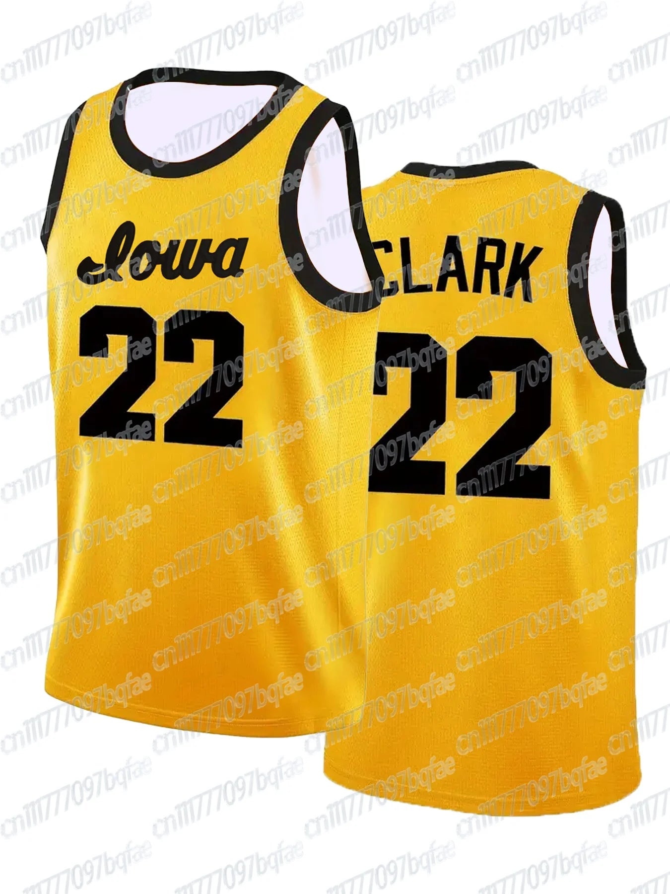 Parent Child Basketball Jersey Breathable Round Neck Sportswear Sleeveless Training Suit Team Vest New Design Top CLARK 22