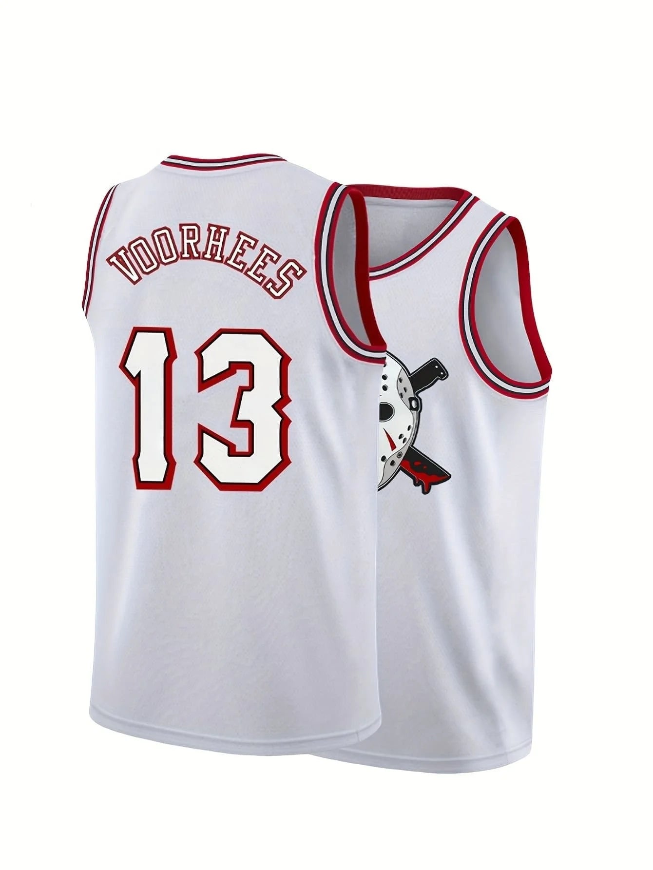 Basketball Jersey - White Base Blue Number Sleeveless Design Premium Team Apparel for Fans  Family Kids Tees Fashion Quick Dry