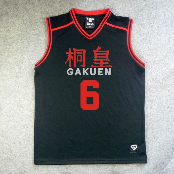 Anime Kuroko no Basket Basuke Cosplay Jersey Sets GAKUEN School Uniform Aomine Daiki Basketball Sportswear T Shirt Shorts Suits
