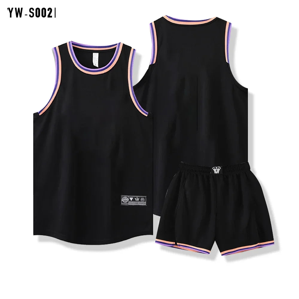 Adult Kid Basketball Jersey Customize Boy Girl Quick-drying Training Uniform Shirt Sportswear Child Tracksuit Sport Suit Clothes