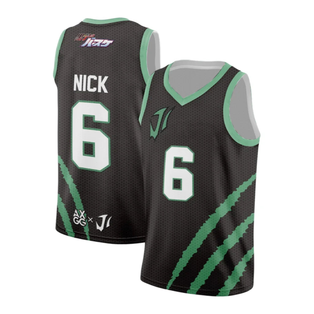 Bandai Kuroko No Basket - Jabberwock Basketball Jersey Anime Adult Kids Athleisure Vest Summer Quick-dry Soft Comfy Lightweight