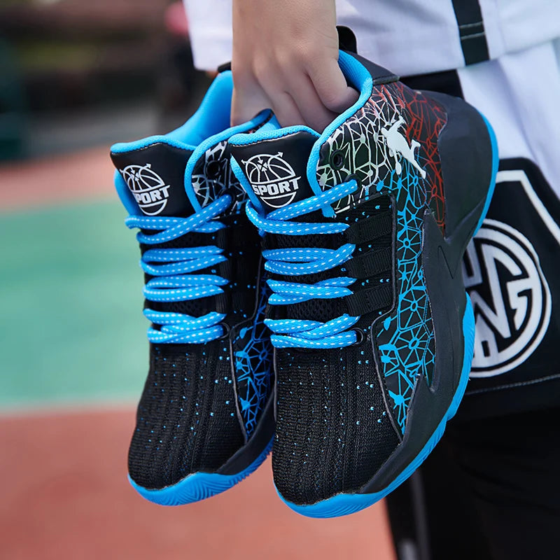2026 Kids Sneakers Boys Basketball Shoes Children's Casual Shoes Outdoor Training Running Sneakers Child Non-slip Comfortable 8