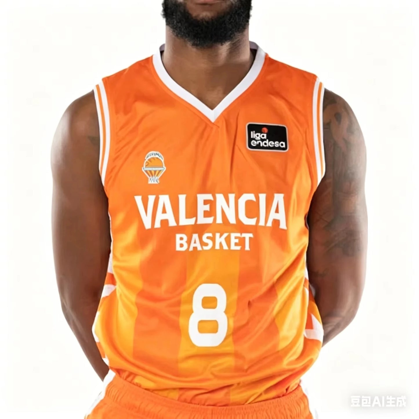Summer New Spain Basketball League Basketball Jersey Sports Vest Valencia Basket Jaime Pradilla Number 2 Jersey Family Kids Tees