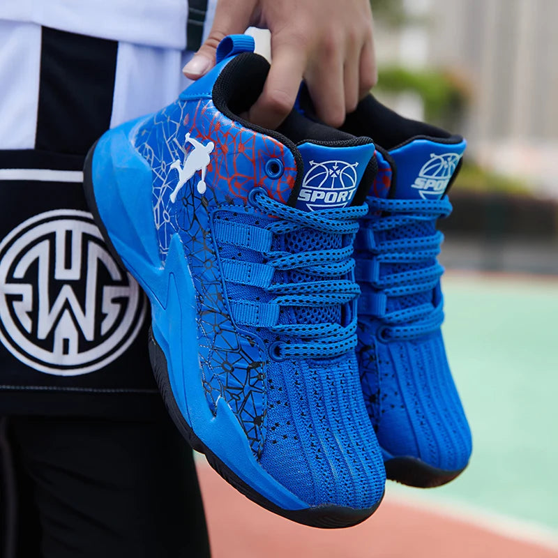 2026 Kids Sneakers Boys Basketball Shoes Children's Casual Shoes Outdoor Training Running Sneakers Child Non-slip Comfortable 8